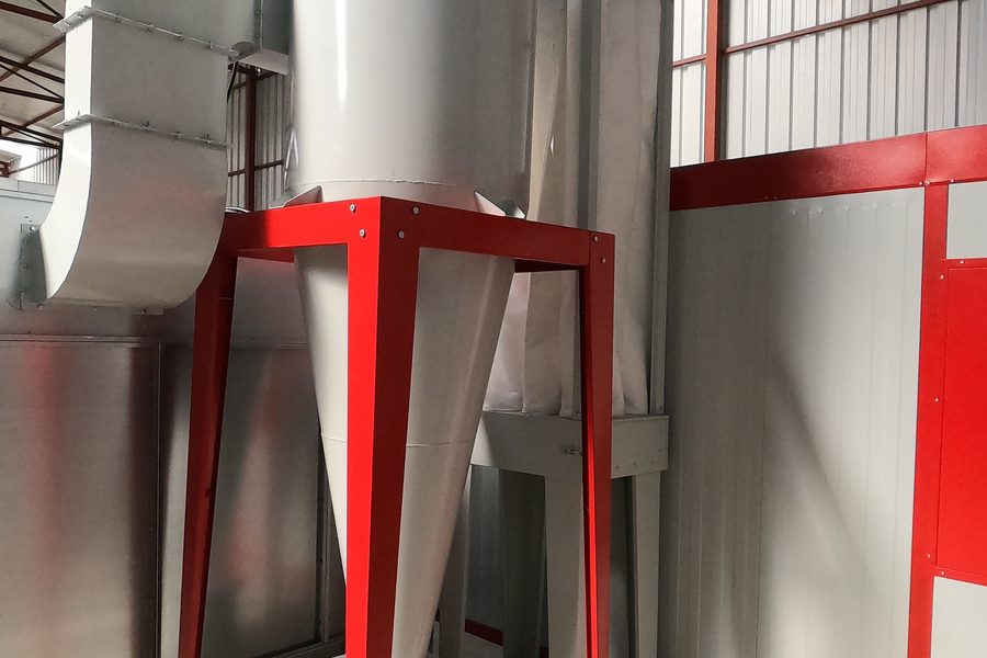 Cyclone manual booth, installed 2024